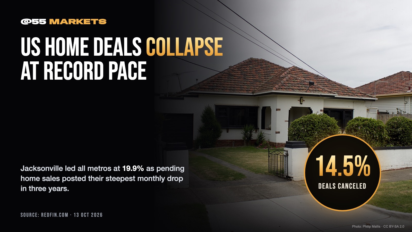 US HOME-DEAL CANCELLATIONS HIT PANDEMIC-ERA HIGH