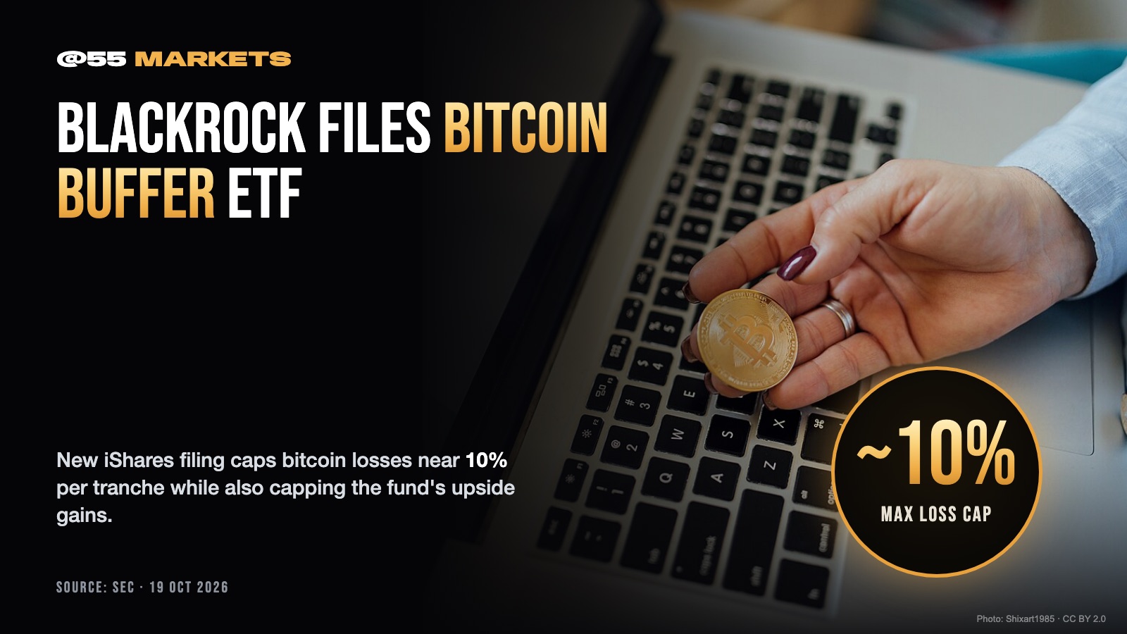 BLACKROCK FILES FIRST BITCOIN BUFFER ETF