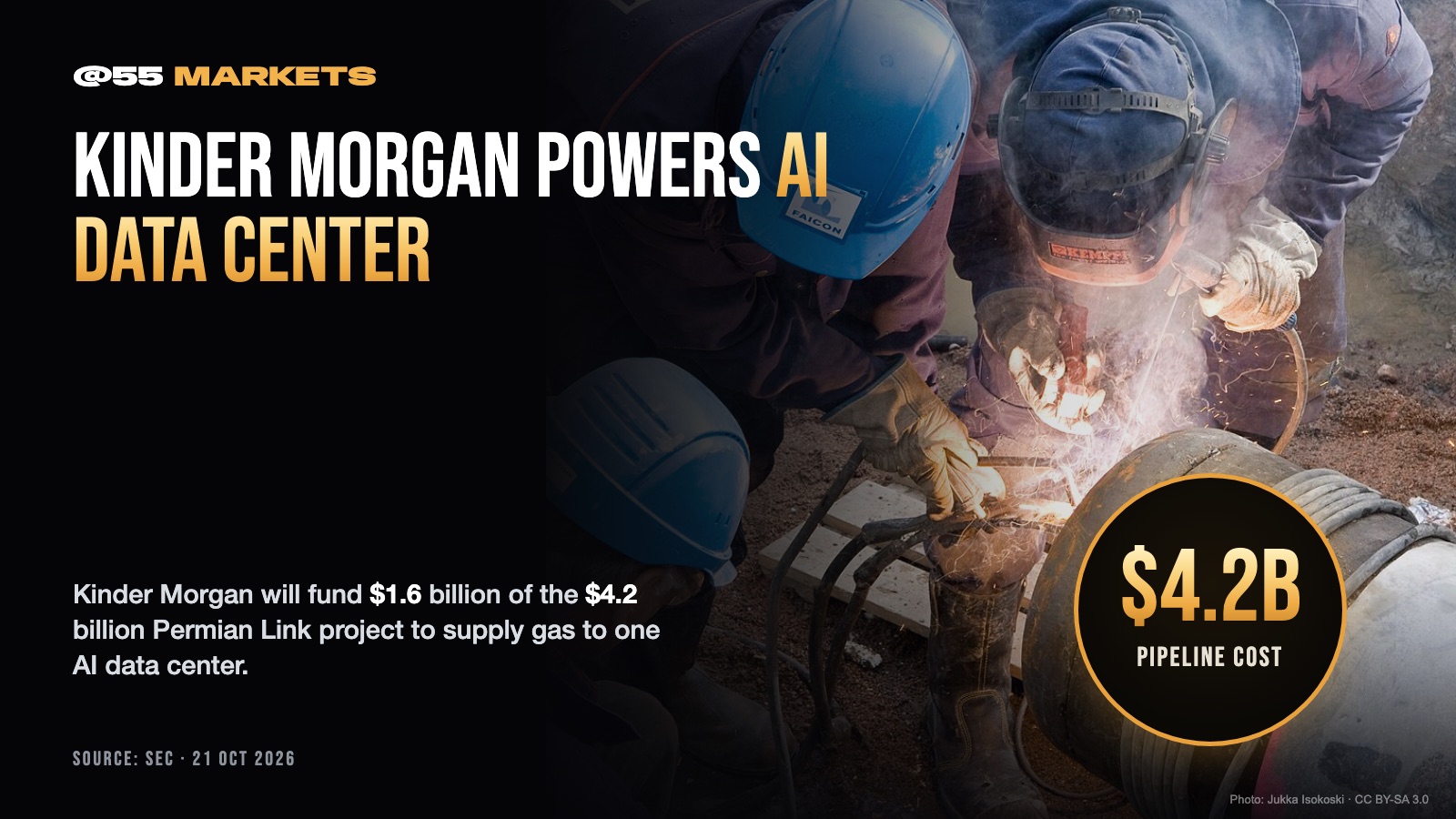 KINDER MORGAN BUILDS PIPELINE FOR AI DATA CENTER