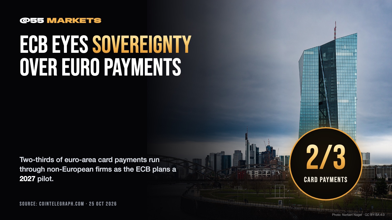 ECB TIES DIGITAL EURO TO PAYMENT SOVEREIGNTY