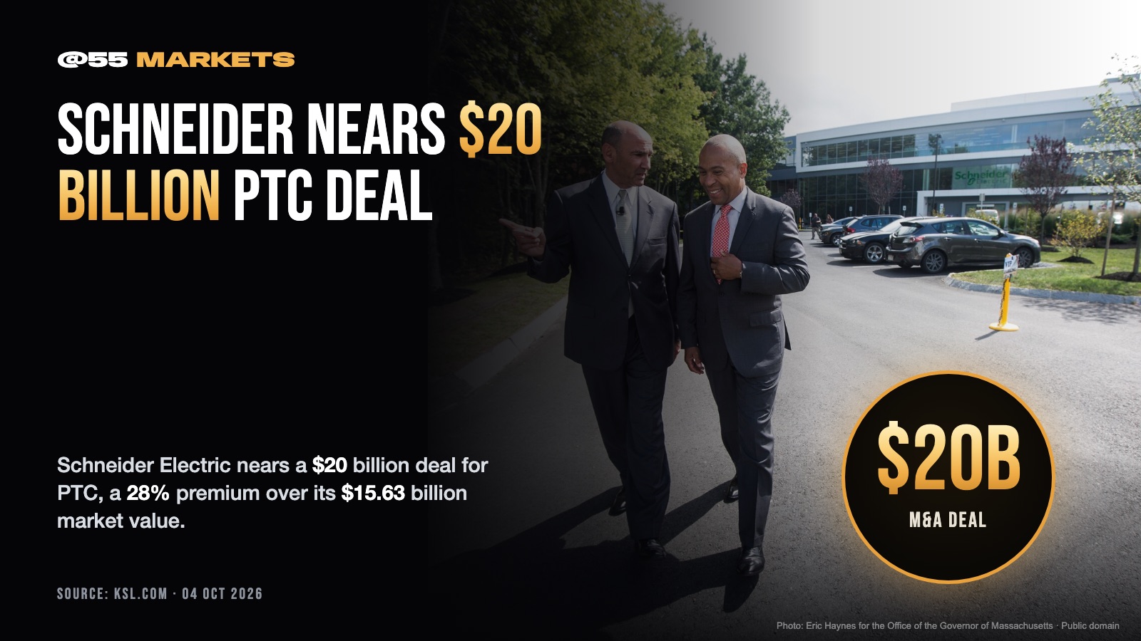 SCHNEIDER ELECTRIC NEARS $20 BILLION PTC DEAL